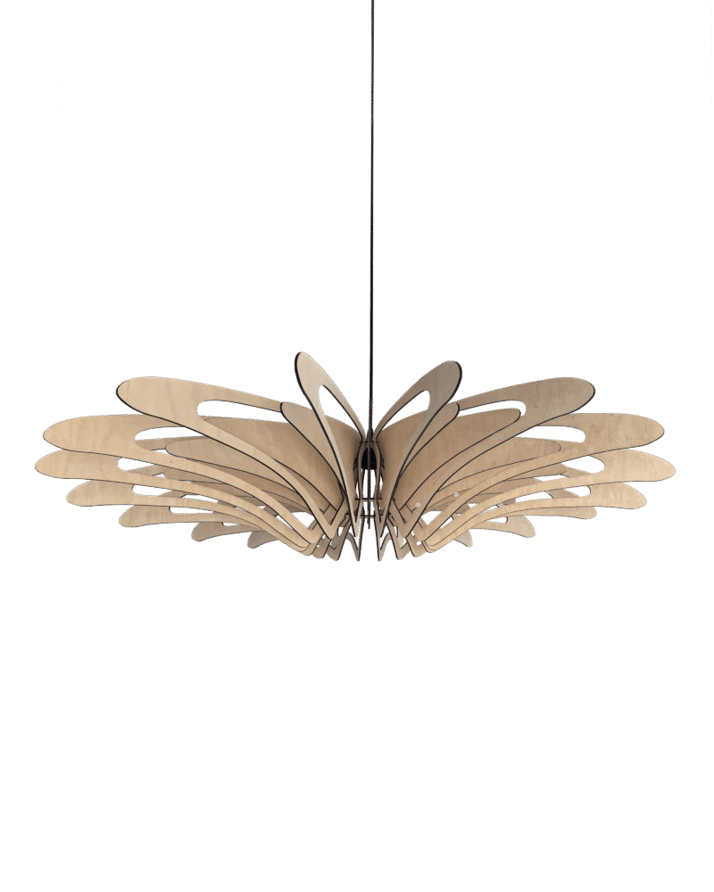 Butterfly : Suspension en bois de bouleau design - 1