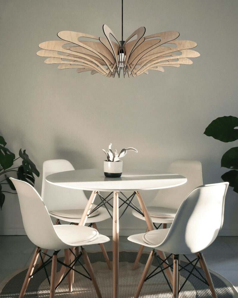 Butterfly : Suspension en bois de bouleau design - 4