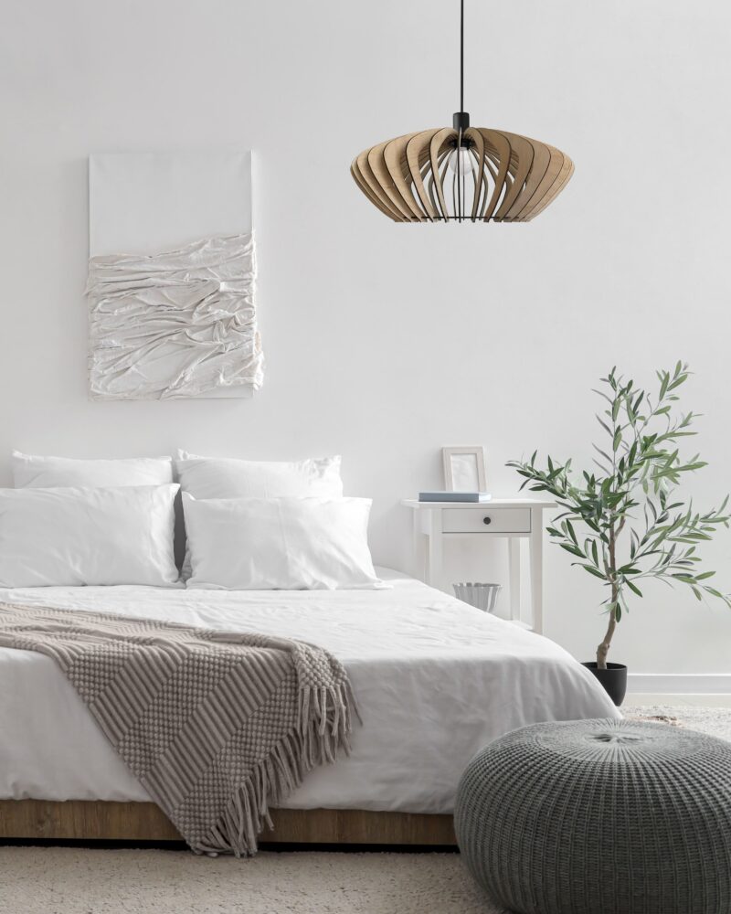 Cassiopée : Suspension en bois de bouleau design - 5