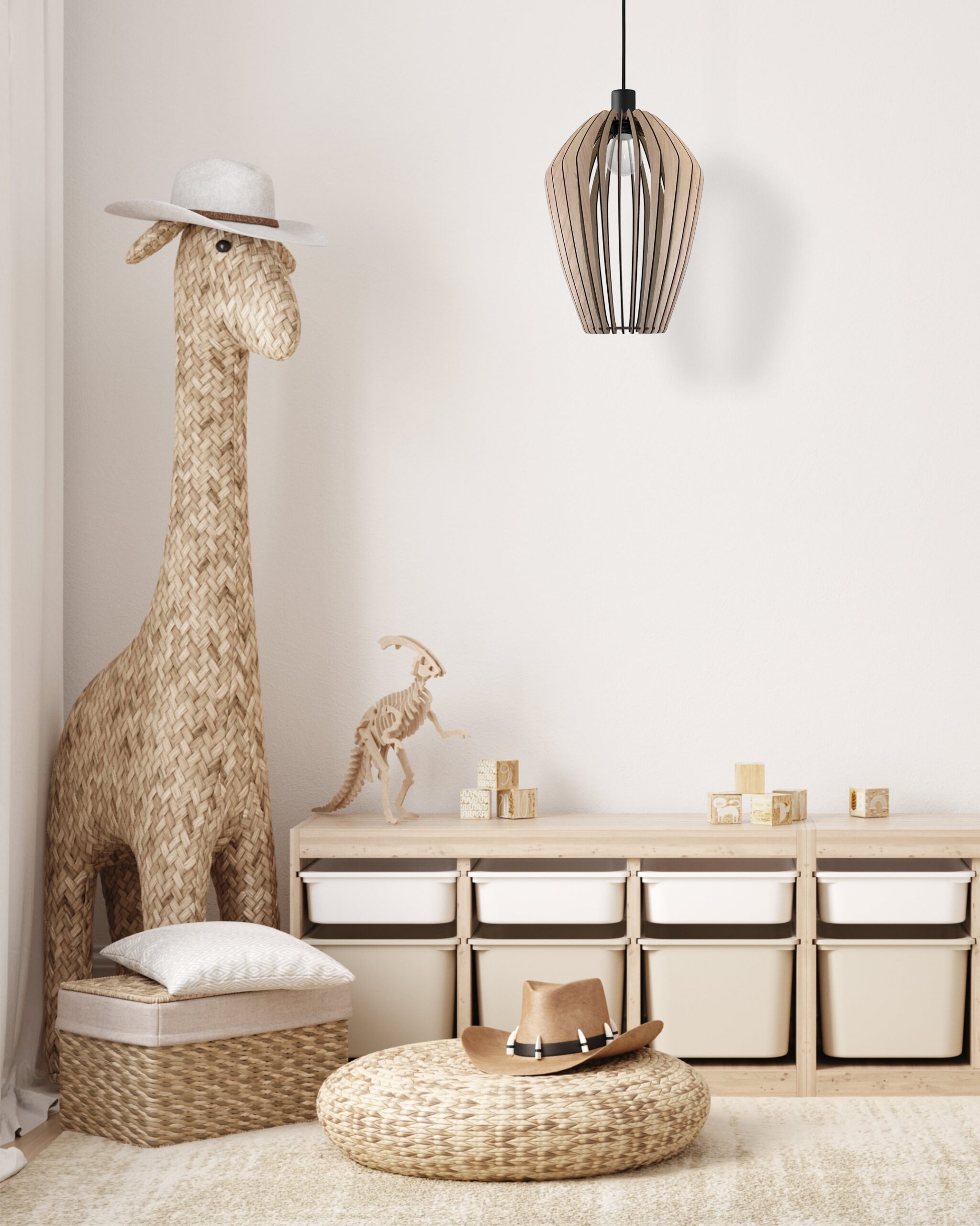 Orion : Suspension en bois de bouleau design - 2