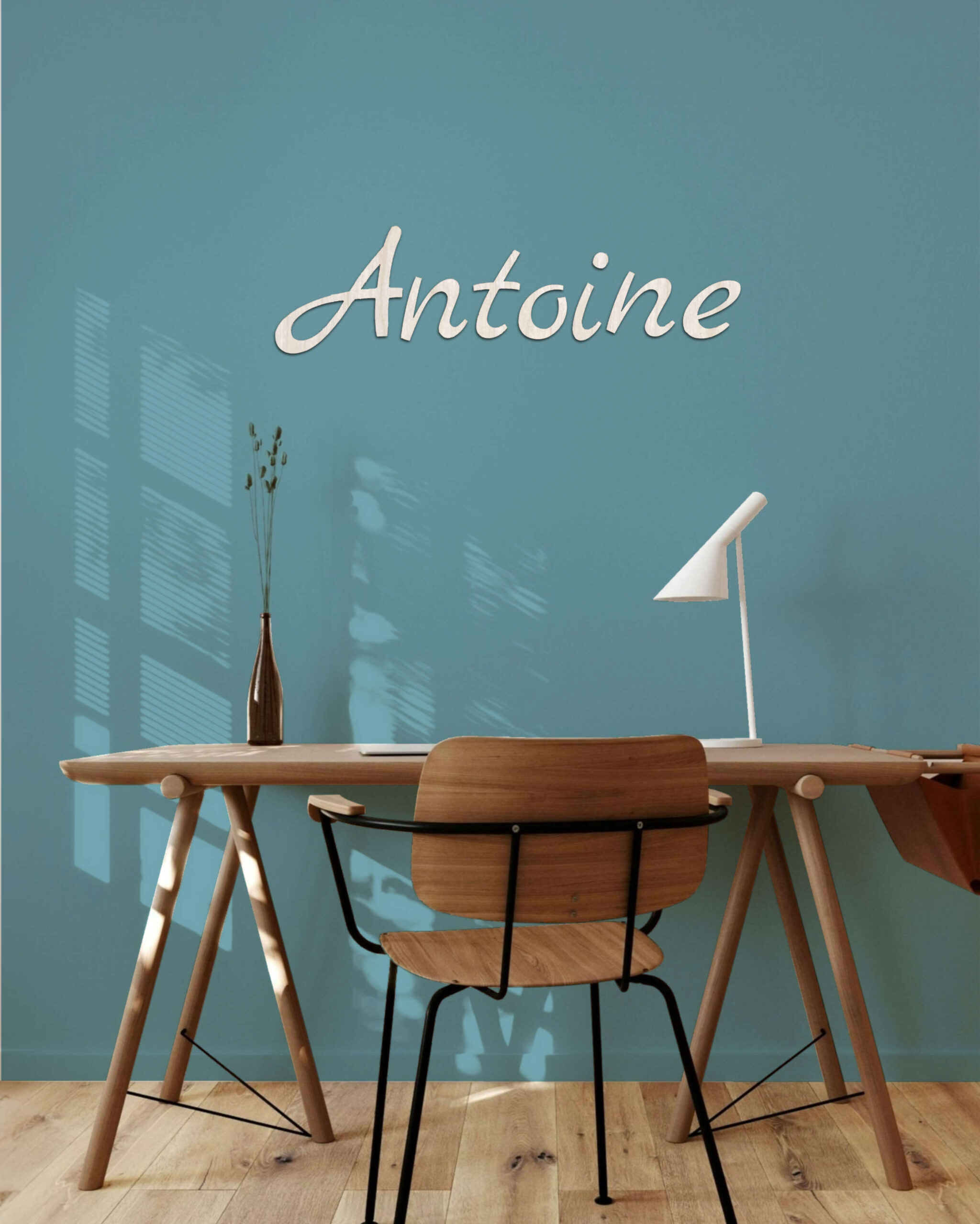 Lettre découpée en bois pour prénom d’enfant ou décoration de chambre - 2